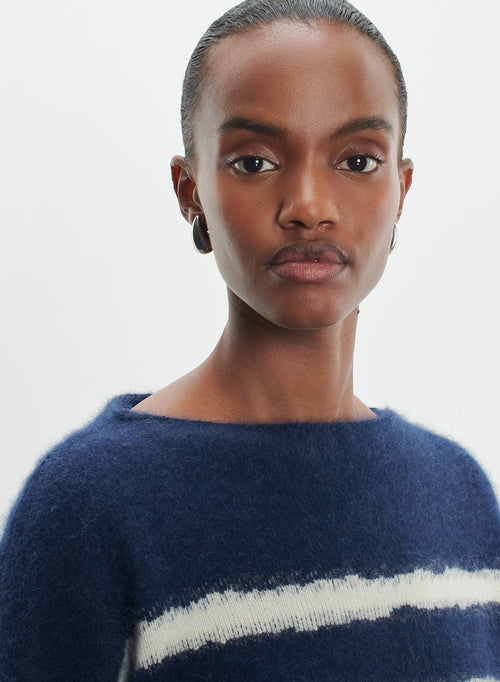Pullover aus wolle, fuchswolle und polyamid - MAJESTIC FILATURES