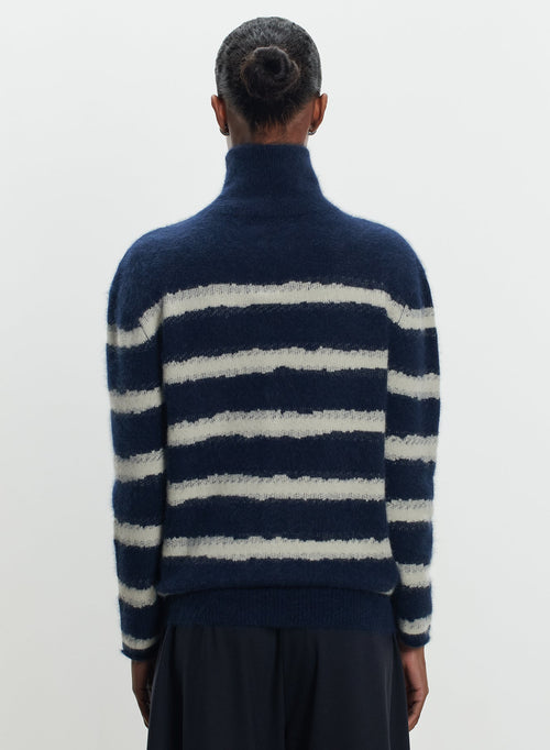 Pullover aus wolle, fuchswolle und polyamid - MAJESTIC FILATURES