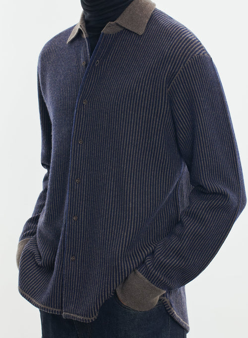 Wool and cashmere shirt - MAJESTIC FILATURES