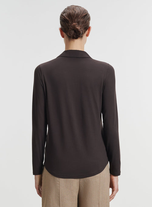 Chemise en viscose et élasthanne - MAJESTIC FILATURES