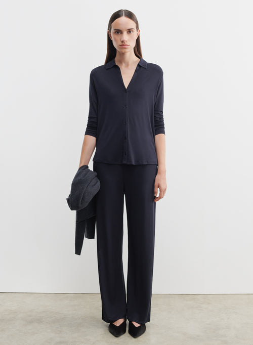 Pantalones de viscosa y elastano - MAJESTIC FILATURES