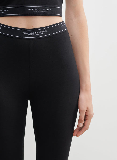 Pantalon en viscose et élasthanne - MAJESTIC FILATURES