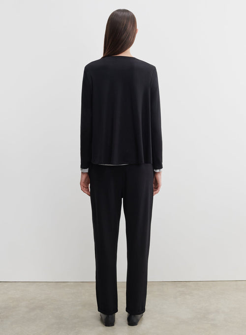 Camiseta de viscosa y elastano - MAJESTIC FILATURES
