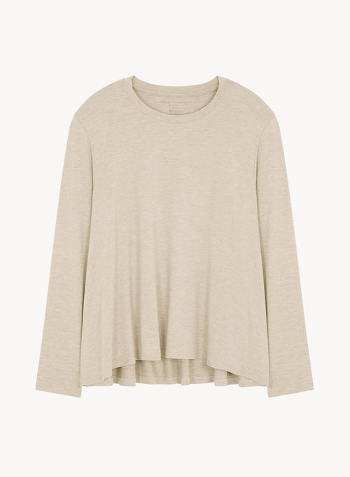 Viscose and elastane T-shirt - MAJESTIC FILATURES