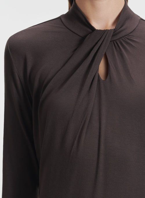 T-Shirt aus viskose und elasthan - MAJESTIC FILATURES