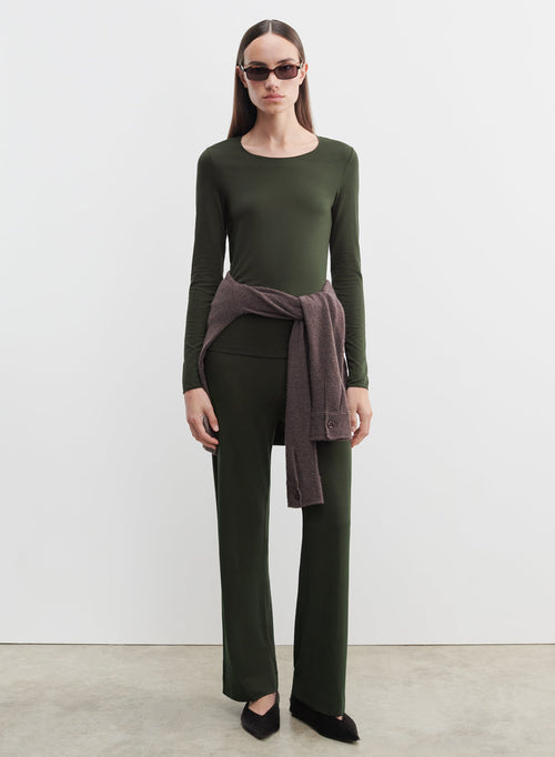 T-shirt en viscose et élasthanne - MAJESTIC FILATURES