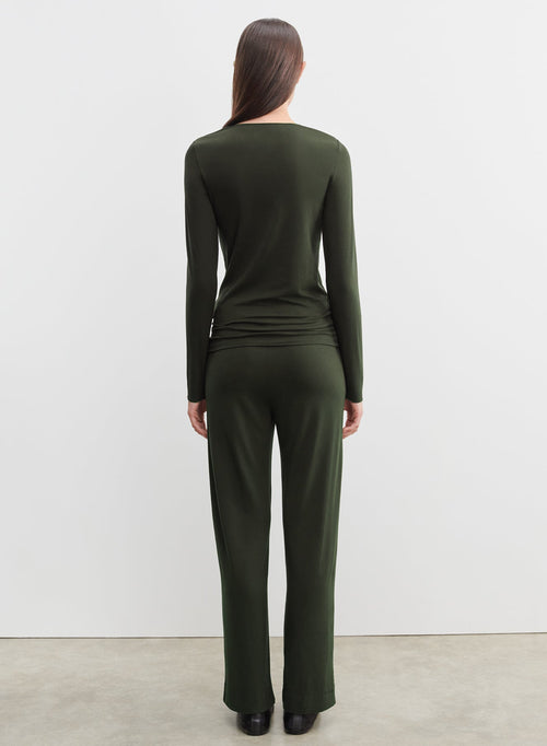T-shirt en viscose et élasthanne - MAJESTIC FILATURES