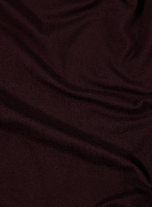 T-shirt Aubergine Col Bateau Manches 3/4 en Viscose / Elasthanne - MAJESTIC FILATURES