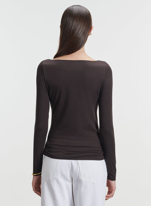 T-shirt en viscose et élasthanne - MAJESTIC FILATURES