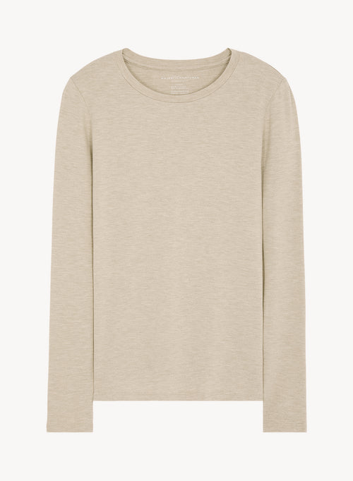 Viscose and elastane T-shirt - MAJESTIC FILATURES