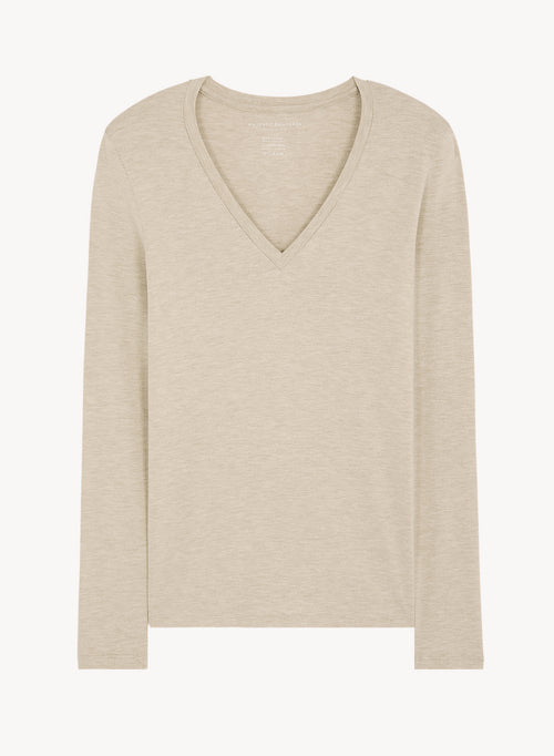 T-shirt en viscose et élasthanne - MAJESTIC FILATURES