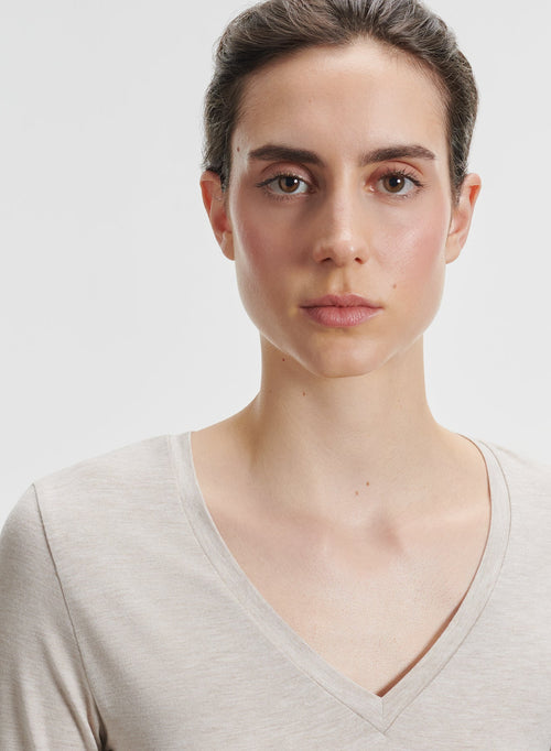 T-shirt en viscose et élasthanne - MAJESTIC FILATURES