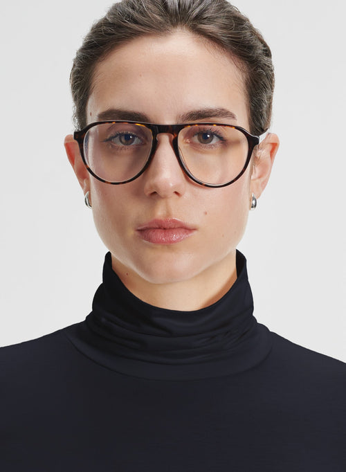 Viscose and elastane T-shirt - MAJESTIC FILATURES