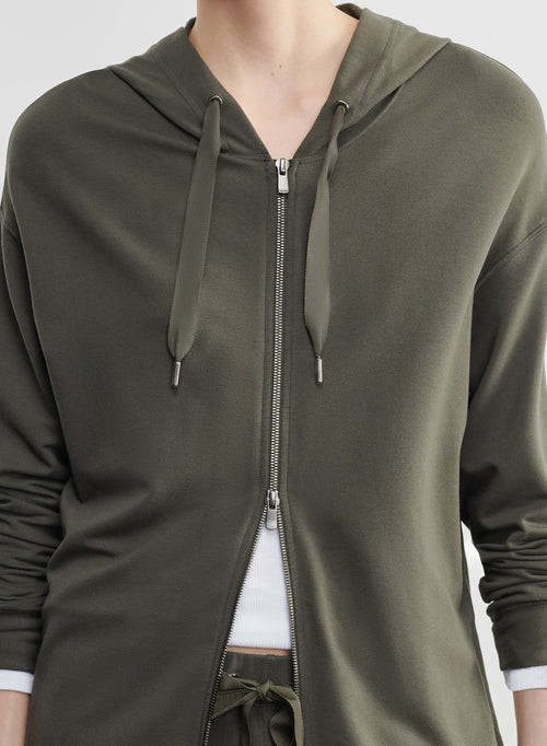 Viskose- und Elastan-Strickjacke - MAJESTIC FILATURES