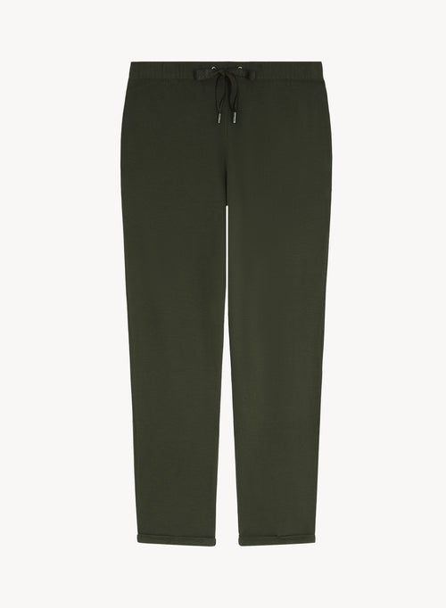 Viscose and elastane trousers - MAJESTIC FILATURES