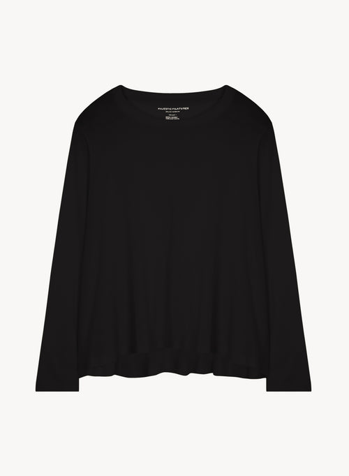 T-shirt in cotton and cashmere - MAJESTIC FILATURES