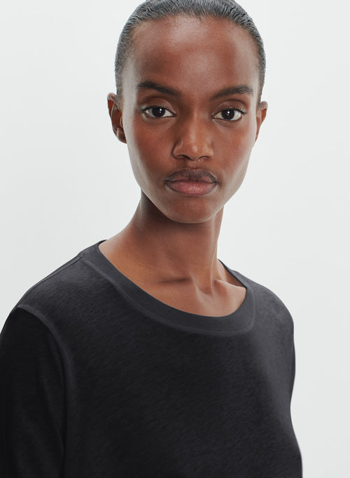 T-Shirt aus baumwolle und kaschmir - MAJESTIC FILATURES