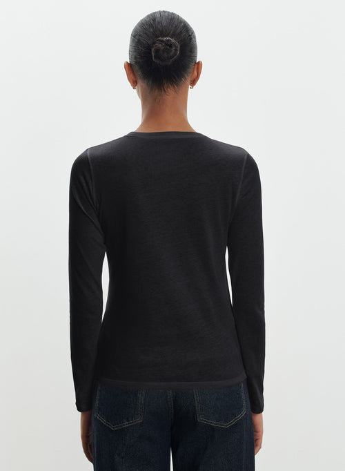 Organic cotton and cashmere t-shirt - MAJESTIC FILATURES