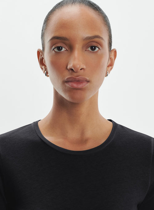Organic cotton and cashmere t-shirt - MAJESTIC FILATURES
