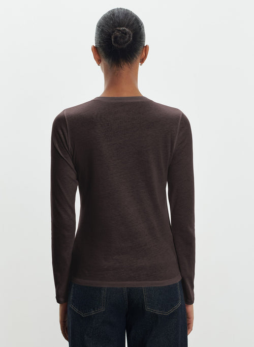 T-shirt en coton organique et cachemire - MAJESTIC FILATURES