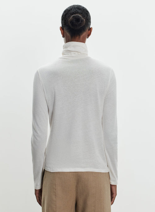 T-shirt en coton organique et cachemire - MAJESTIC FILATURES