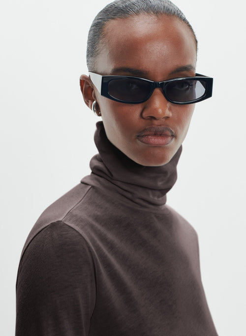 T-shirt en coton organique et cachemire - MAJESTIC FILATURES