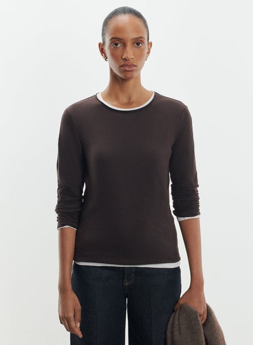 T-Shirt aus bio-baumwolle und kaschmir - MAJESTIC FILATURES
