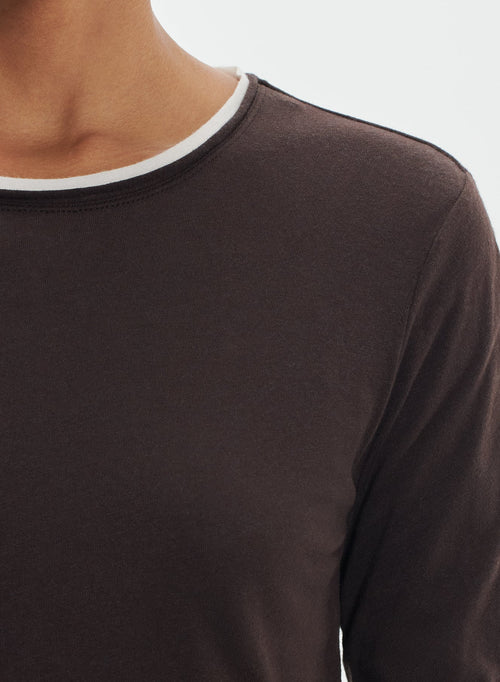T-Shirt aus bio-baumwolle und kaschmir - MAJESTIC FILATURES