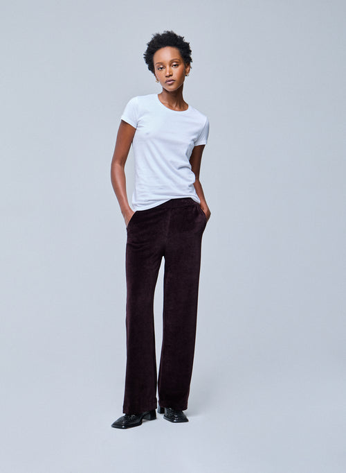 "Camiseta Jamie cuello redondo manga corta de Algodón Deluxe" - MAJESTIC FILATURES