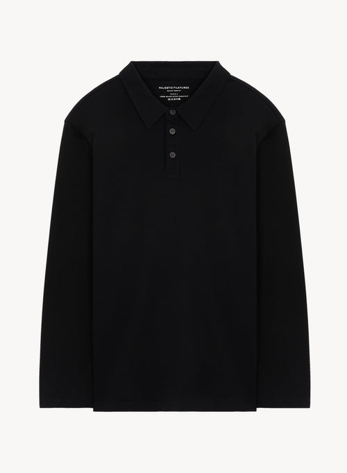 Polo en coton organique - MAJESTIC FILATURES