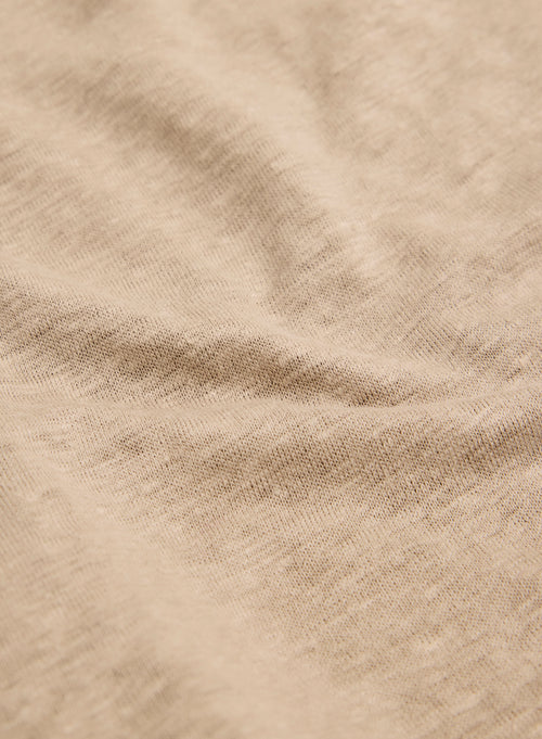 Débardeur Beige Col V - MAJESTIC FILATURES