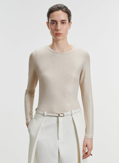T-shirt en viscose et élasthanne - MAJESTIC FILATURES