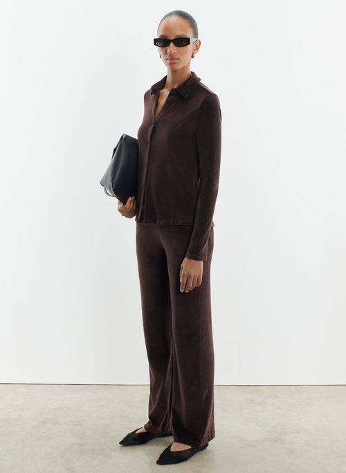 Chemise en coton organique, modal et élasthanne - MAJESTIC FILATURES