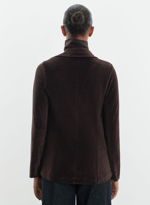 Jacke aus baumwolle, modal und elasthan - MAJESTIC FILATURES