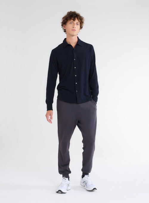 "Organic Cotton Artisanal Deying Herman Shirt" - MAJESTIC FILATURES