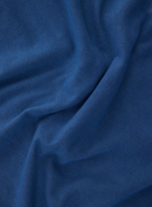 Blue Long Sleeve Shirt - MAJESTIC FILATURES