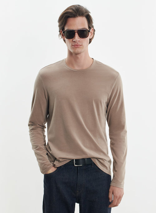 Organic cotton and elastane t-shirt - MAJESTIC FILATURES