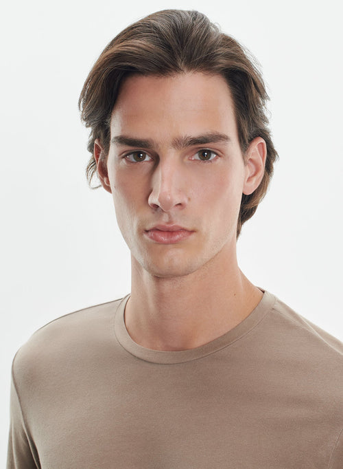 T-Shirt aus Bio-Baumwolle und Elastan - MAJESTIC FILATURES
