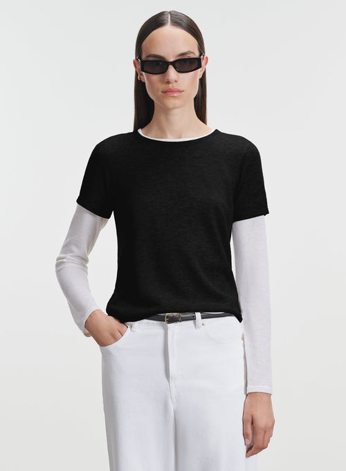T-shirt en cachemire - MAJESTIC FILATURES