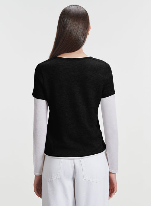 T-shirt en cachemire - MAJESTIC FILATURES