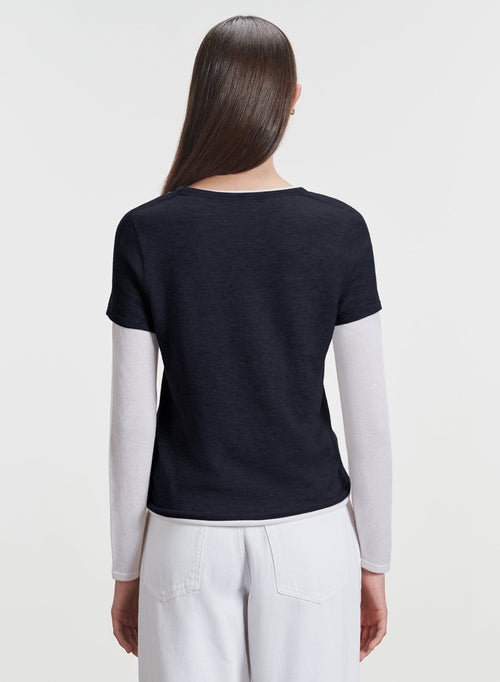 T-Shirt aus kaschmir - MAJESTIC FILATURES