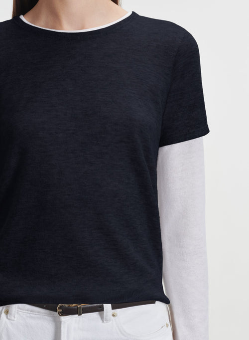 T-Shirt aus kaschmir - MAJESTIC FILATURES
