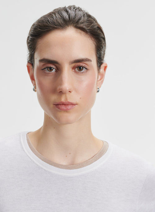 Kaschmir-T-Shirt - MAJESTIC FILATURES