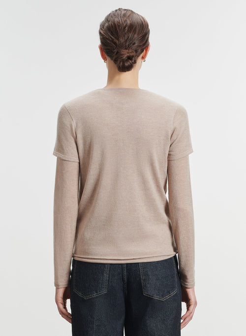 T-Shirt aus kaschmir - MAJESTIC FILATURES