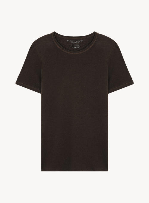 Kaschmir-T-Shirt - MAJESTIC FILATURES