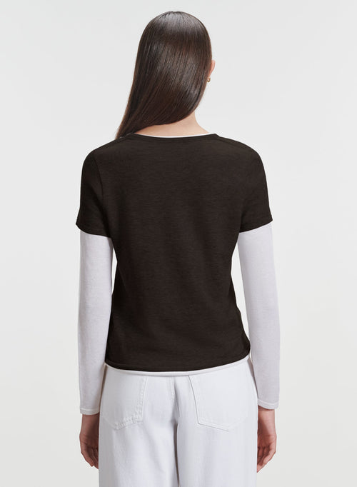 Kaschmir-T-Shirt - MAJESTIC FILATURES
