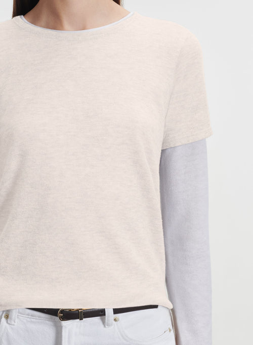 Kaschmir-T-Shirt - MAJESTIC FILATURES