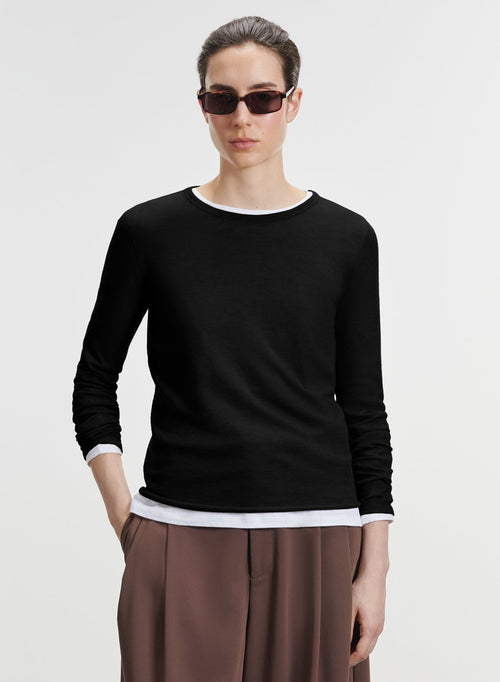 Kaschmir-T-Shirt - MAJESTIC FILATURES
