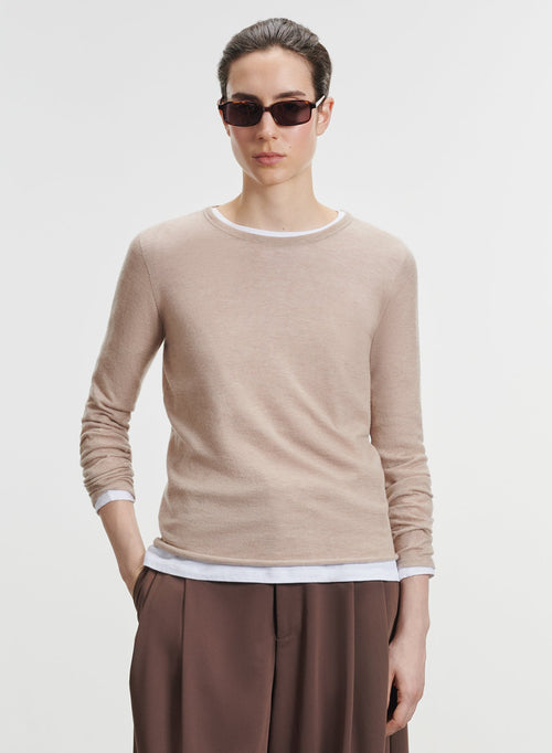 Kaschmir-T-Shirt - MAJESTIC FILATURES