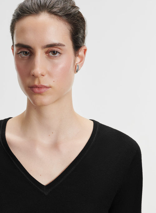 Kaschmir-T-Shirt - MAJESTIC FILATURES